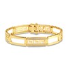 Thumbnail Image 1 of Men's Diamond Bracelet 1 ct tw Round 14K Yellow Gold 8.5"