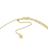 Thumbnail Image 3 of Semi-Solid Curb Chain Choker 14K Yellow Gold 12" Adj.
