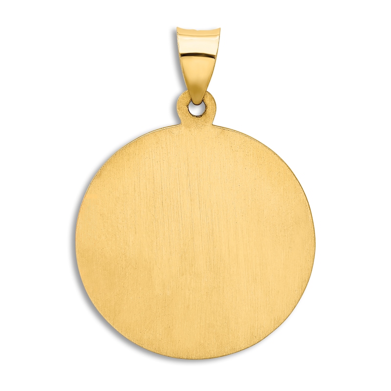 Main Image 2 of Our Lady of Guadalupe Religious Medal Pendant Necklace 14K Yellow Gold 18"