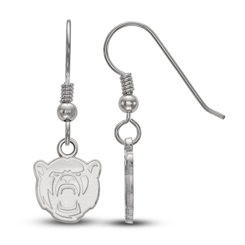 Main Image 1 of Baylor University Dangle Earrings Sterling Silver