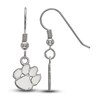 Thumbnail Image 1 of Clemson University Dangle Earrings Sterling Silver