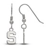 Thumbnail Image 1 of Michigan State University Dangle Earrings Sterling Silver