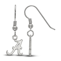 University of Alabama Dangle Earrings Sterling Silver