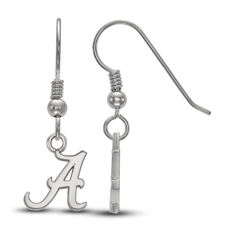 University of Alabama Dangle Earrings Sterling Silver
