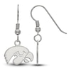 Thumbnail Image 1 of University of Iowa Dangle Earrings Sterling Silver