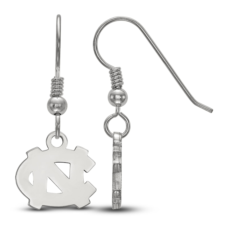 Main Image 1 of University of North Carolina Dangle Earrings Sterling Silver