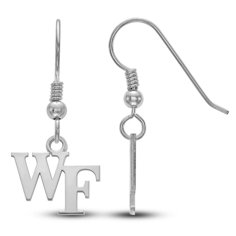 Wake Forest University Dangle Earrings Sterling Silver