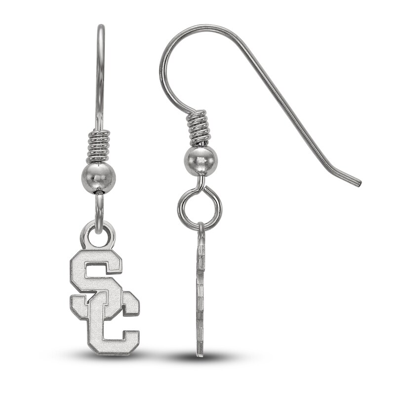 Main Image 1 of University of Southern California Dangle Earrings Sterling Silver
