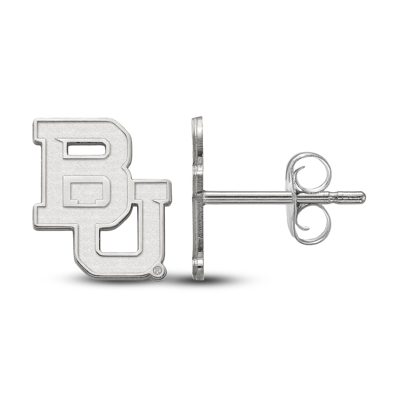 Baylor University Stud Earrings Sterling Silver