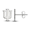 Thumbnail Image 1 of Indiana University Stud Earrings Sterling Silver