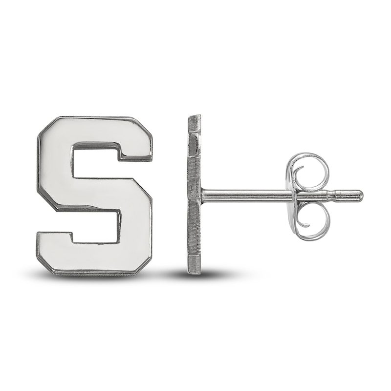 Main Image 1 of Michigan State University Stud Earrings Sterling Silver