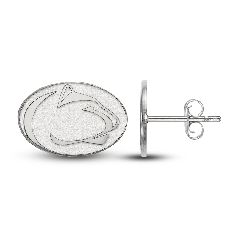 Penn State University Stud Earrings Sterling Silver