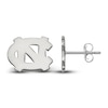 Thumbnail Image 1 of University of North Carolina Stud Earrings Sterling Silver