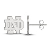 Thumbnail Image 1 of Notre Dame University Stud Earrings Sterling Silver