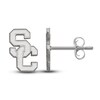 Thumbnail Image 1 of University of Southern California Stud Earrings Sterling Silver