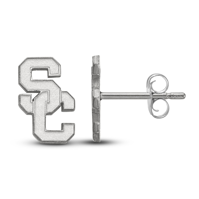 Main Image 1 of University of Southern California Stud Earrings Sterling Silver