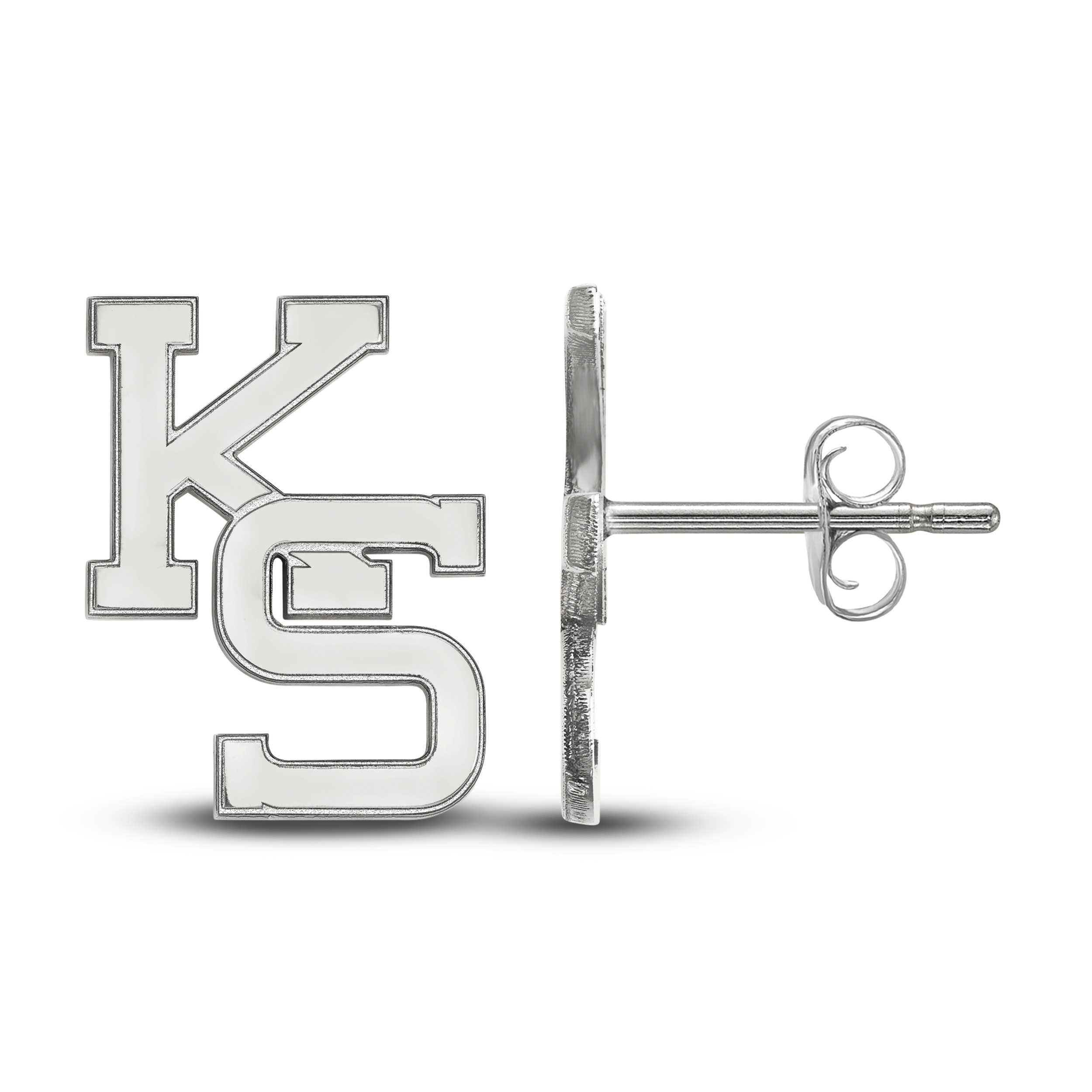 Main Image 1 of Kansas State University Stud Earrings Sterling Silver