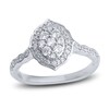 Thumbnail Image 1 of Diamond Engagement Ring 1/2 ct tw Round 14K White Gold