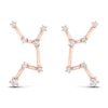Thumbnail Image 1 of Diamond Virgo Constellation Earrings 1/8 ct tw Round 14K Rose Gold