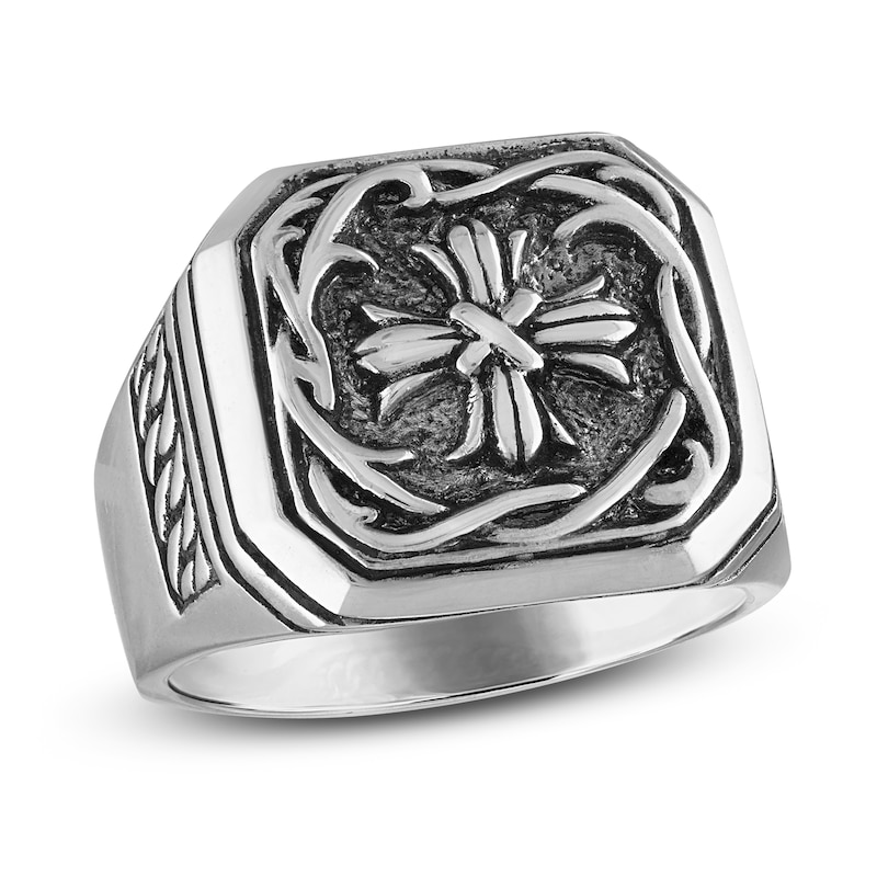 Main Image 1 of 1933 by Esquire Men's Celtic Ring Sterling Silver