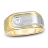 Thumbnail Image 1 of Men's Diamond Anniversary Ring 1/5 ct tw Round 14K Two-Tone Gold