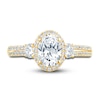 Thumbnail Image 3 of Pnina Tornai Lab-Grown Diamond Engagement Ring 1-1/2 ct tw Oval/Round 14K Yellow Gold