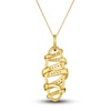 Thumbnail Image 2 of Le Vian Wrapped In Chocolate Diamond Necklace 5/8 ct tw Round 14K Honey Gold 19"