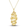 Thumbnail Image 3 of Le Vian Wrapped In Chocolate Diamond Necklace 5/8 ct tw Round 14K Honey Gold 19"