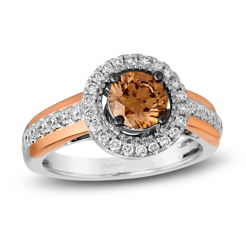 Le Vian Diamond Ring 1-1/3 ct tw Round 14K Two-Tone Gold