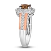Thumbnail Image 4 of Le Vian Diamond Ring 1-1/3 ct tw Round 14K Two-Tone Gold