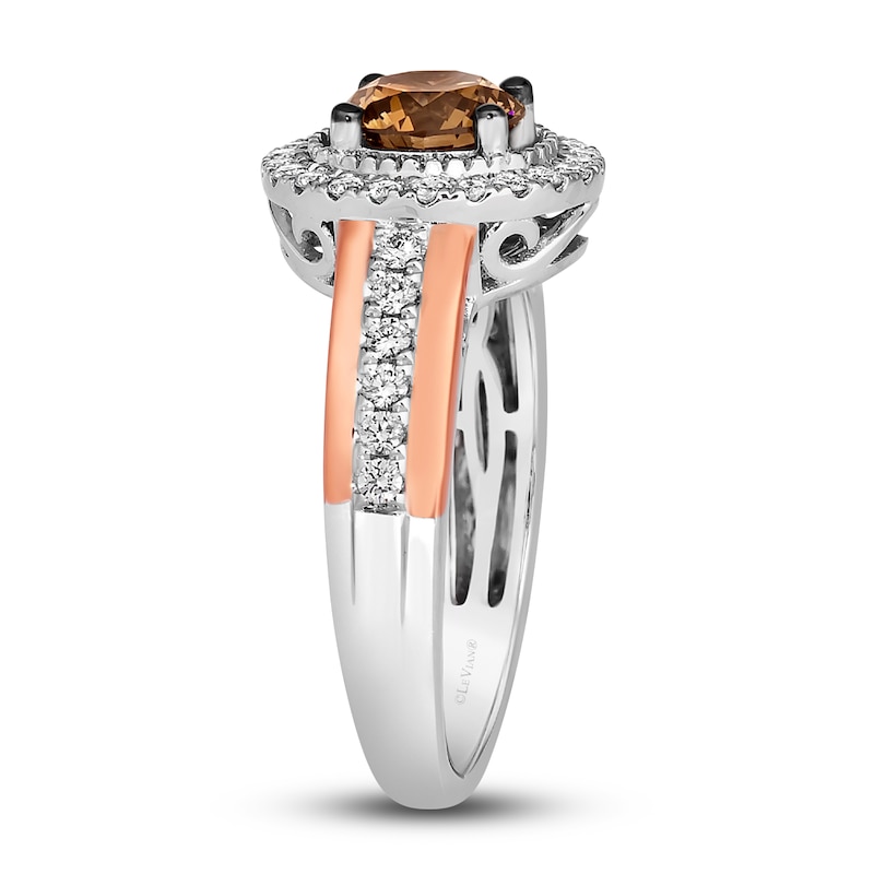 Main Image 4 of Le Vian Diamond Ring 1-1/3 ct tw Round 14K Two-Tone Gold