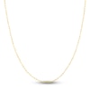 Thumbnail Image 1 of Solid Paperclip Chain Necklace 18K Yellow Gold 24" 1.7mm