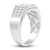 Thumbnail Image 2 of Men's Diamond Ring 1 ct tw Round 14K White Gold