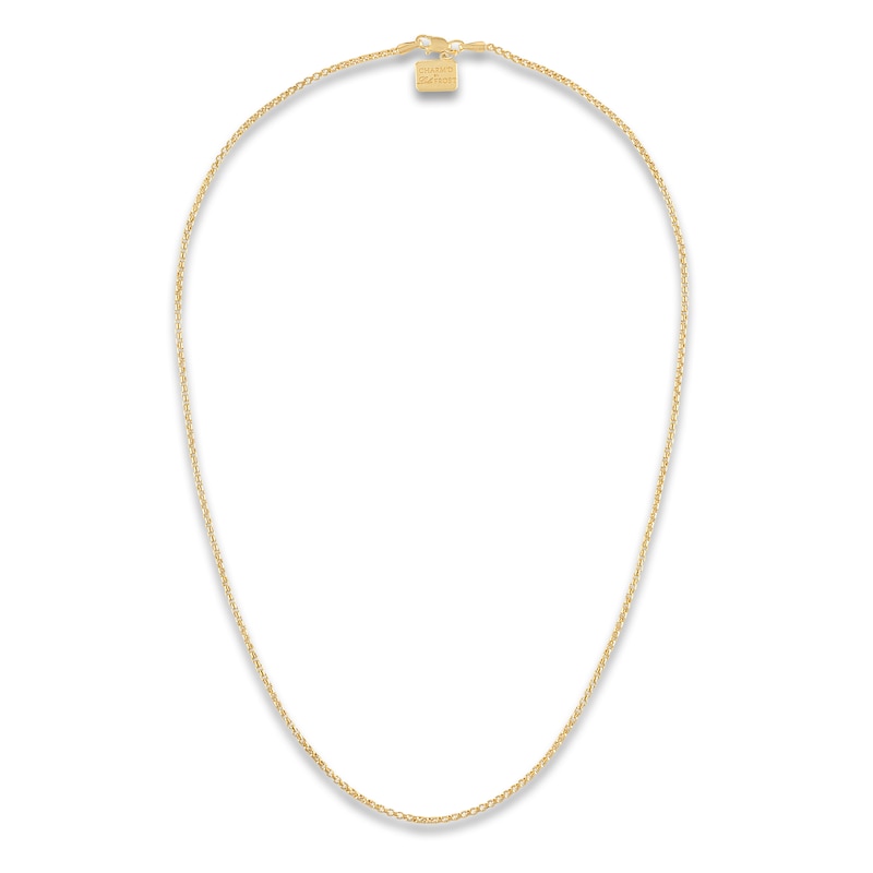Main Image 1 of Charm'd by Lulu Frost Paper Box Chain 10K Yellow Gold 18" 1.58mm