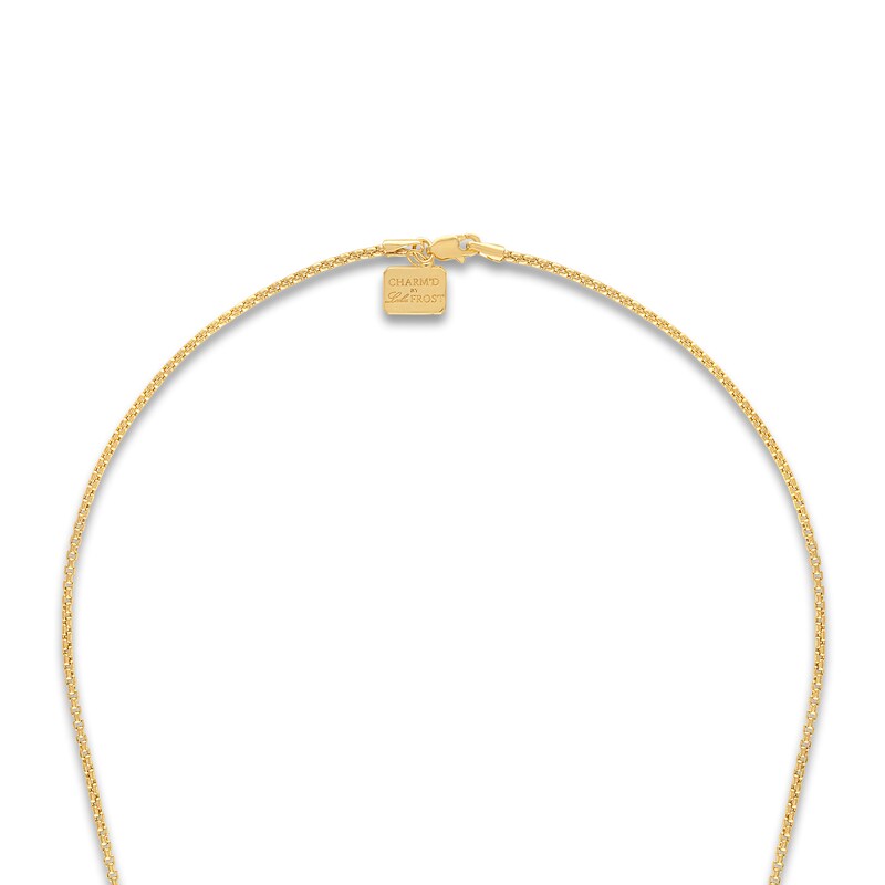 Main Image 3 of Charm'd by Lulu Frost Paper Box Chain 10K Yellow Gold 18" 1.58mm