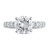 Thumbnail Image 3 of Lab-Grown Diamond Engagement Ring 3-1/4 ct tw Round 14K White Gold