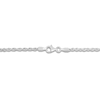 Thumbnail Image 2 of Solid Diamond-Cut Rope Chain Necklace 14K White Gold 22" 2.0mm