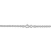 Thumbnail Image 2 of Solid Diamond-Cut Rope Chain Necklace 14K White Gold 24" 2.5mm