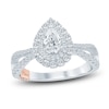 Thumbnail Image 0 of Pnina Tornai Diamond Engagement Ring 1-1/3 ct tw Pear/Round Platinum