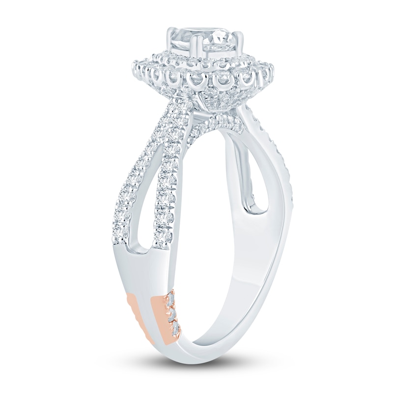 Main Image 2 of Pnina Tornai Diamond Engagement Ring 1-1/3 ct tw Pear/Round Platinum