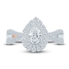 Thumbnail Image 3 of Pnina Tornai Diamond Engagement Ring 1-1/3 ct tw Pear/Round Platinum