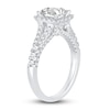 Thumbnail Image 2 of Diamond Engagement Ring 1-3/4 ct tw Princess/Round 14K White Gold