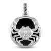 Thumbnail Image 1 of 1933 by Esquire Men's Natural Onyx & Natural White Topaz Cancer Charm Sterling Silver