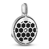 Thumbnail Image 2 of 1933 by Esquire Men's Natural Onyx & Natural White Topaz Libra Charm Sterling Silver