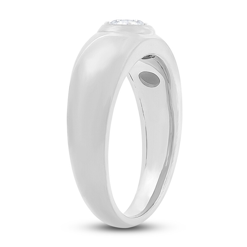 Main Image 2 of Diamond Solitaire Engagement Ring 1/2 ct tw Oval 14K White Gold (I/SI2)