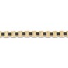 Thumbnail Image 3 of LUSSO by Italia D'Oro Men's Natural Onyx Bracelet 14K Yellow Gold 8.25"