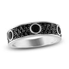 Thumbnail Image 0 of 1933 by Esquire Men's Natural Black Spinel Ring Sterling Silver