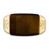 Thumbnail Image 3 of 1933 by Esquire Men's Natural Tiger's Eye Ring 14K Yellow Gold-Plated Sterling Silver