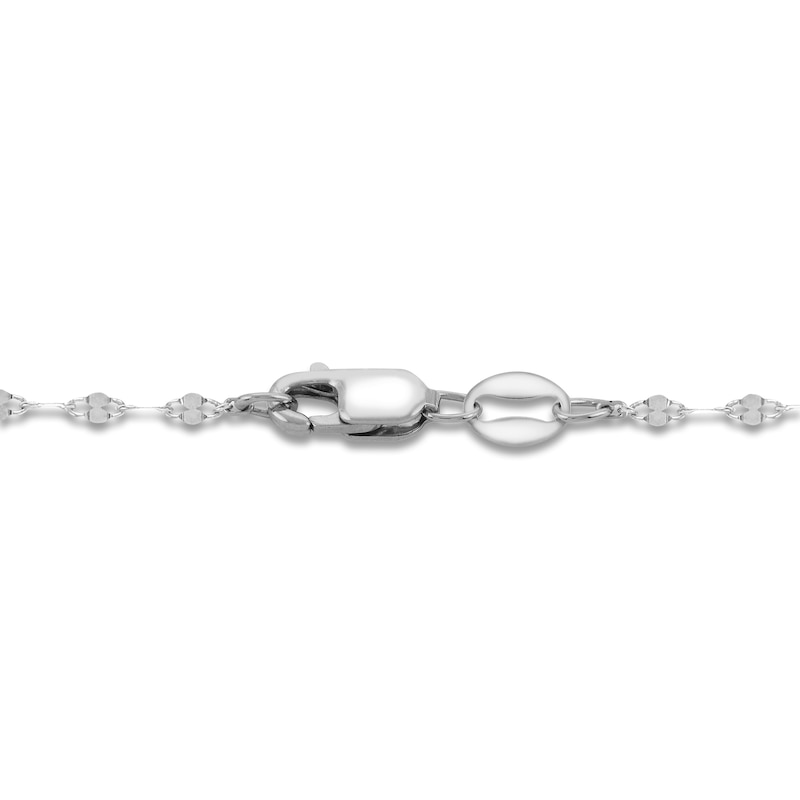 Main Image 2 of Freshwater Cultured Pearl & Natural Tanzanite Pendant Necklace Diamond Accents 14K White Gold 18"