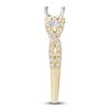 Thumbnail Image 3 of Diamond Engagement Ring Setting 1/2 ct tw Round 14K Yellow Gold
